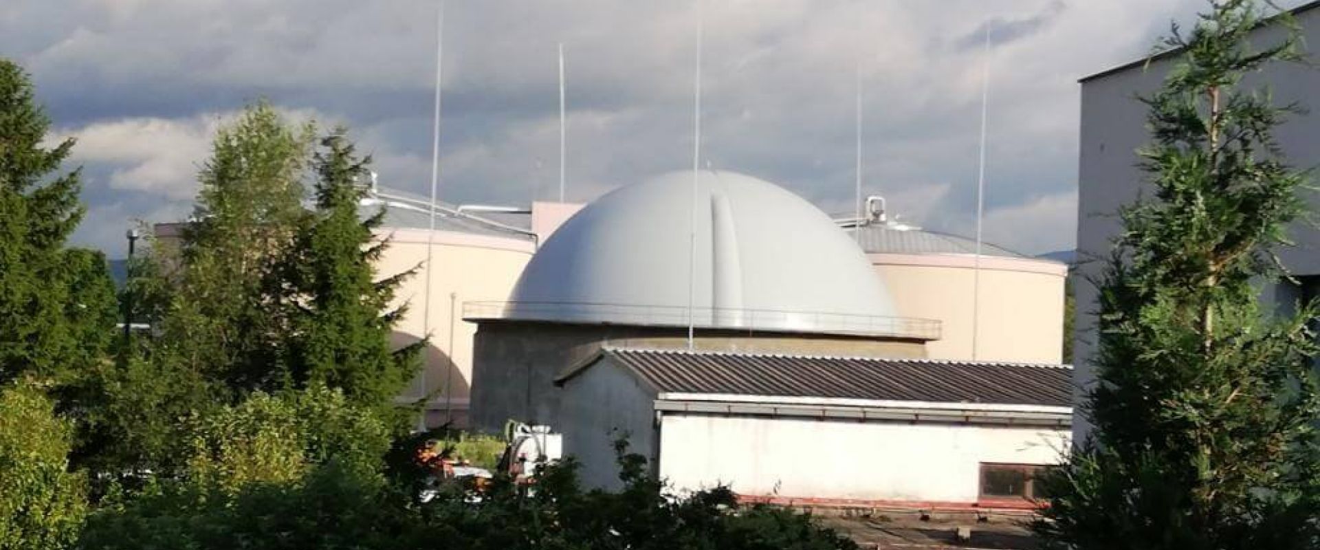 Butyl biogas tank