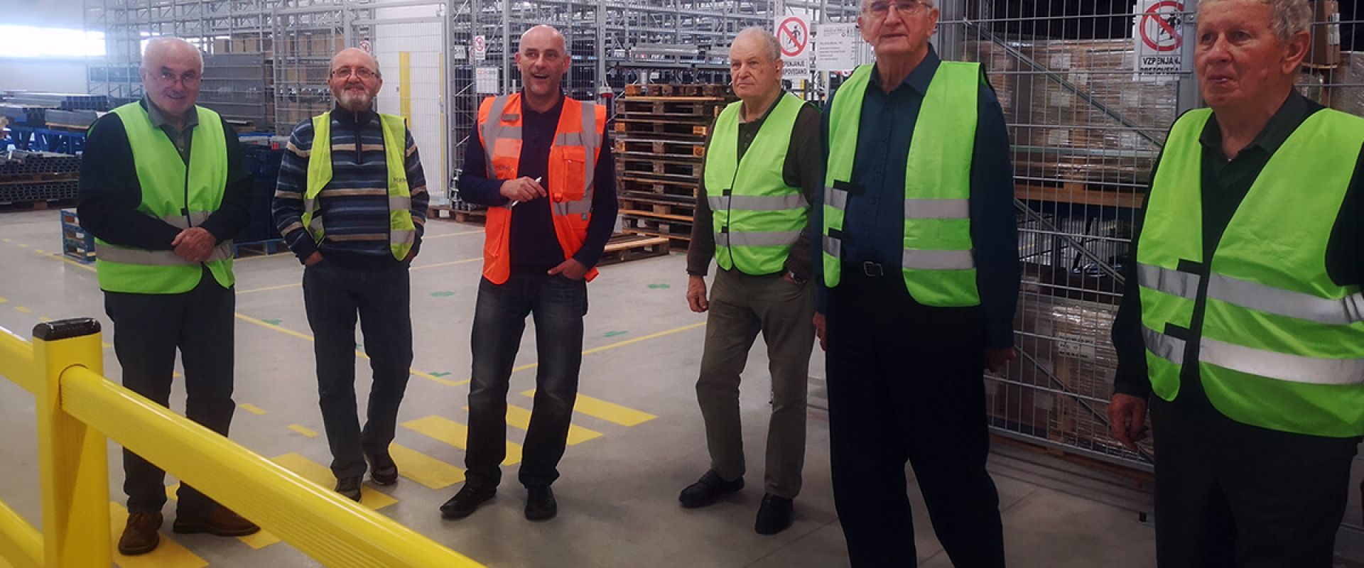Herman Rauter, the founder of the company Hermi, visited the new production facility